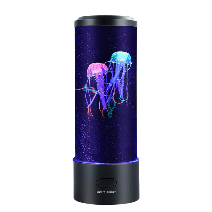 Lampa sensoryczna z kolorowymi meduzami
