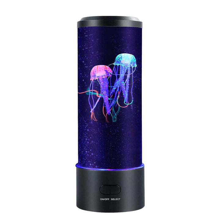 Lampa sensoryczna z kolorowymi meduzami