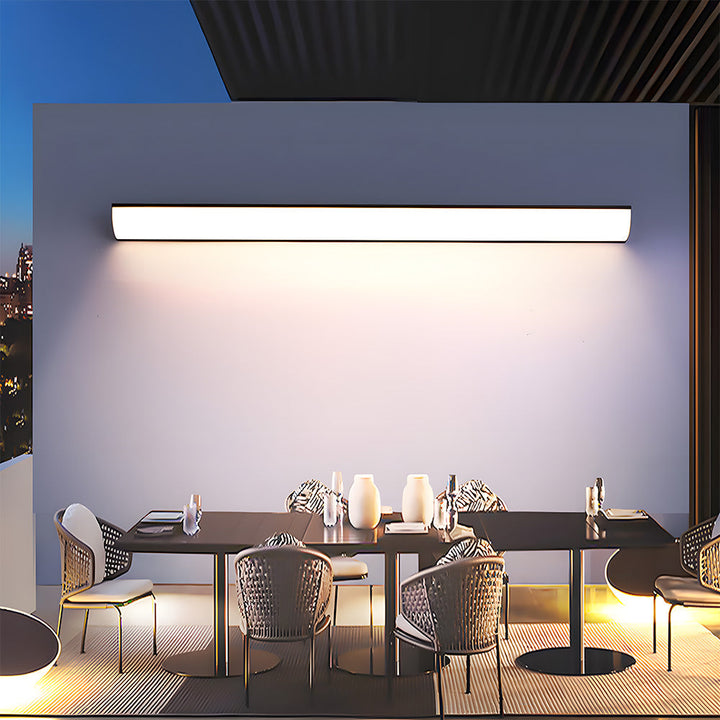 Zewnętrzna Lampa LED na Ścianę | 23.6–59 x 2 cale | Minimalistyczny Aluminium i PVC | Wodoodporność IP65 | Oszczędna Lampa | Brick by Brick