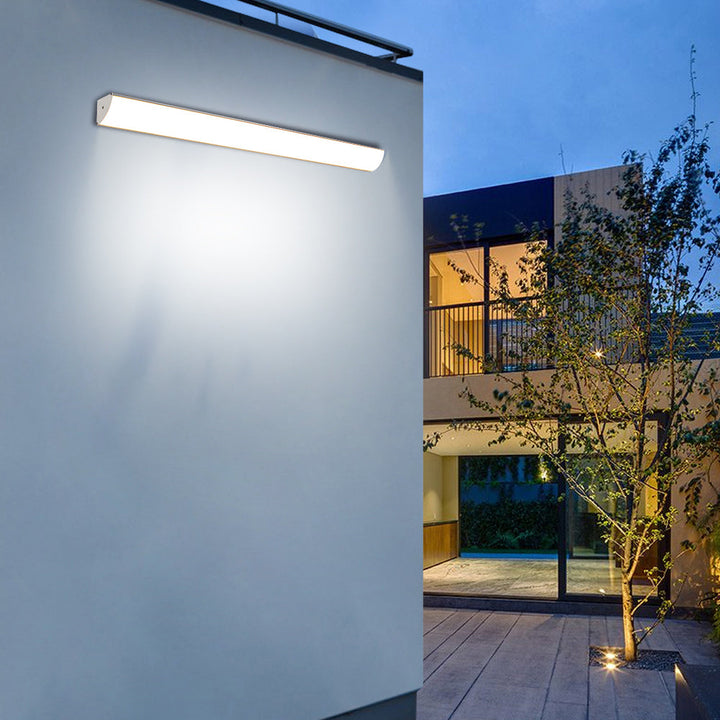 Zewnętrzna Lampa LED na Ścianę | 23.6–59 x 2 cale | Minimalistyczny Aluminium i PVC | Wodoodporność IP65 | Oszczędna Lampa | Brick by Brick