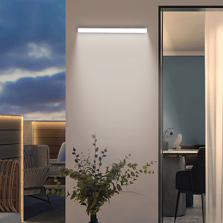 Zewnętrzna Lampa LED na Ścianę | 23.6–59 x 2 cale | Minimalistyczny Aluminium i PVC | Wodoodporność IP65 | Oszczędna Lampa | Brick by Brick