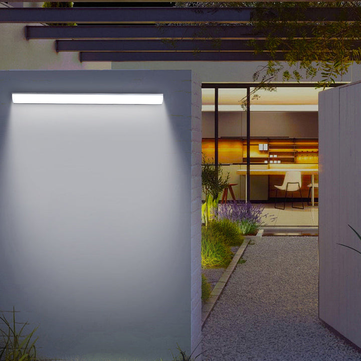 Zewnętrzna Lampa LED na Ścianę | 23.6–59 x 2 cale | Minimalistyczny Aluminium i PVC | Wodoodporność IP65 | Oszczędna Lampa | Brick by Brick