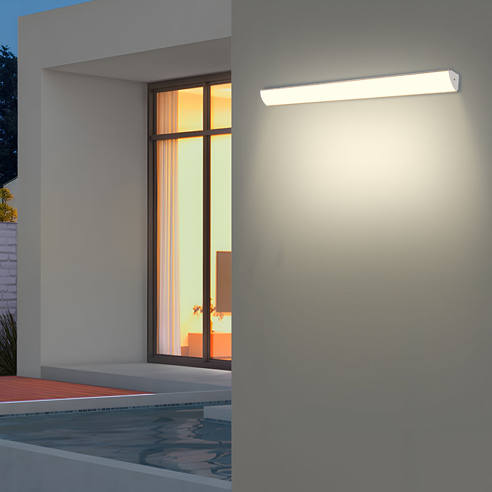 Zewnętrzna Lampa LED na Ścianę | 23.6–59 x 2 cale | Minimalistyczny Aluminium i PVC | Wodoodporność IP65 | Oszczędna Lampa | Brick by Brick
