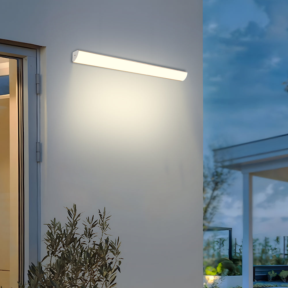 Zewnętrzna Lampa LED na Ścianę | 23.6–59 x 2 cale | Minimalistyczny Aluminium i PVC | Wodoodporność IP65 | Oszczędna Lampa | Brick by Brick