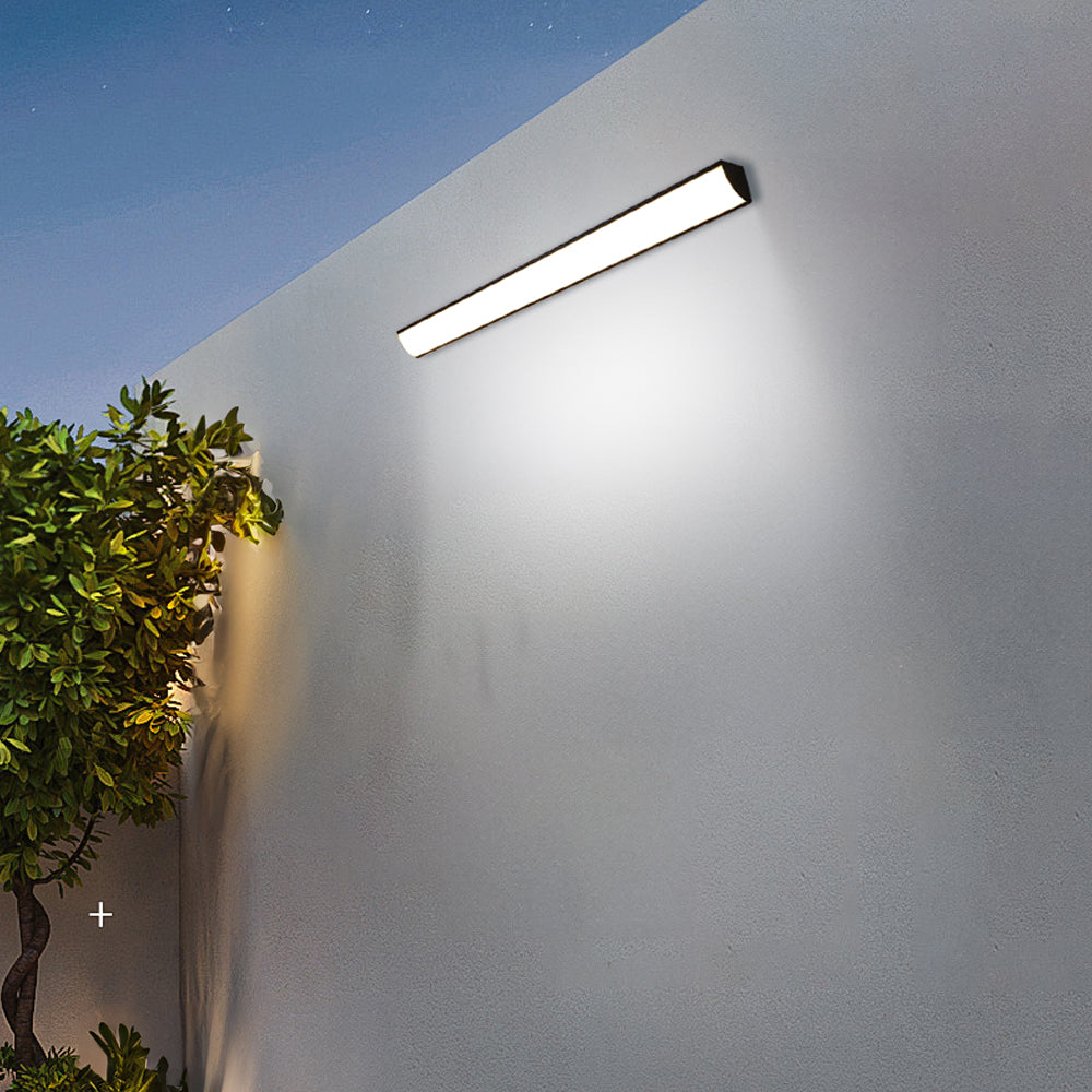 Zewnętrzna Lampa LED na Ścianę | 23.6–59 x 2 cale | Minimalistyczny Aluminium i PVC | Wodoodporność IP65 | Oszczędna Lampa | Brick by Brick