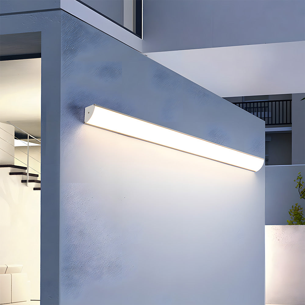 Zewnętrzna Lampa LED na Ścianę | 23.6–59 x 2 cale | Minimalistyczny Aluminium i PVC | Wodoodporność IP65 | Oszczędna Lampa | Brick by Brick