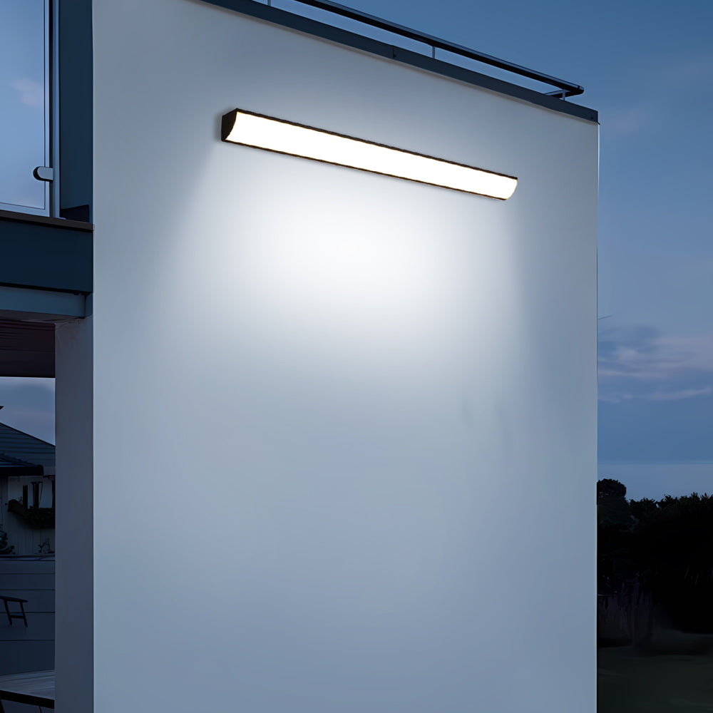 Zewnętrzna Lampa LED na Ścianę | 23.6–59 x 2 cale | Minimalistyczny Aluminium i PVC | Wodoodporność IP65 | Oszczędna Lampa | Brick by Brick