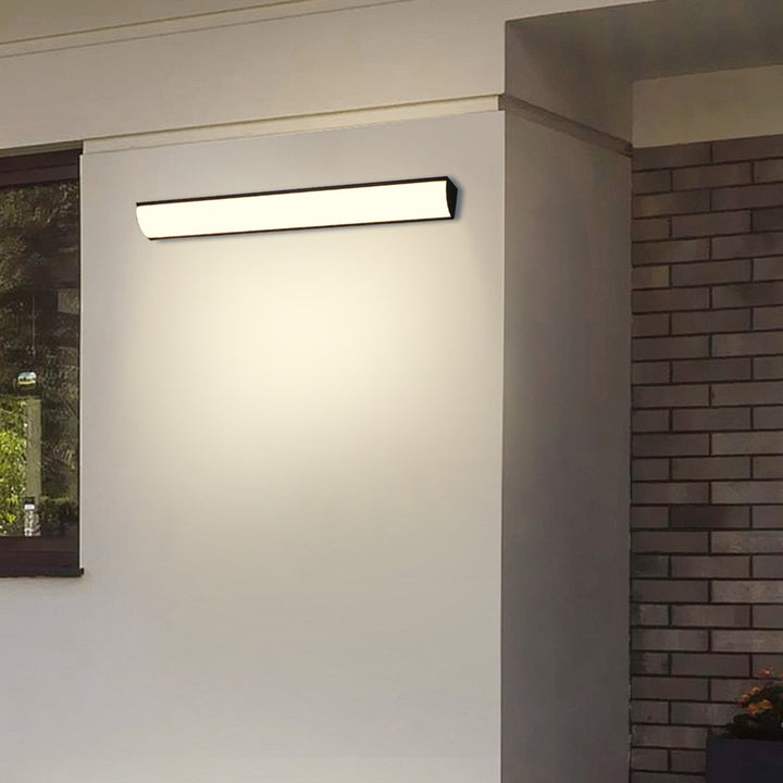 Zewnętrzna Lampa LED na Ścianę | 23.6–59 x 2 cale | Minimalistyczny Aluminium i PVC | Wodoodporność IP65 | Oszczędna Lampa | Brick by Brick