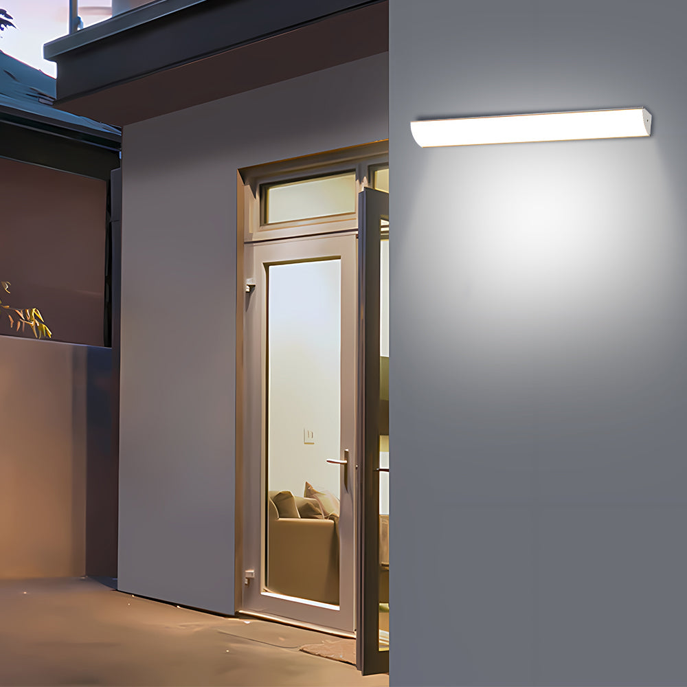 Zewnętrzna Lampa LED na Ścianę | 23.6–59 x 2 cale | Minimalistyczny Aluminium i PVC | Wodoodporność IP65 | Oszczędna Lampa | Brick by Brick
