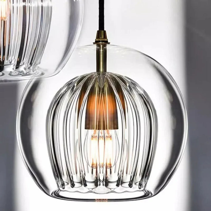 LuxeSphere - Nowoczesna szklana lampa wisząca