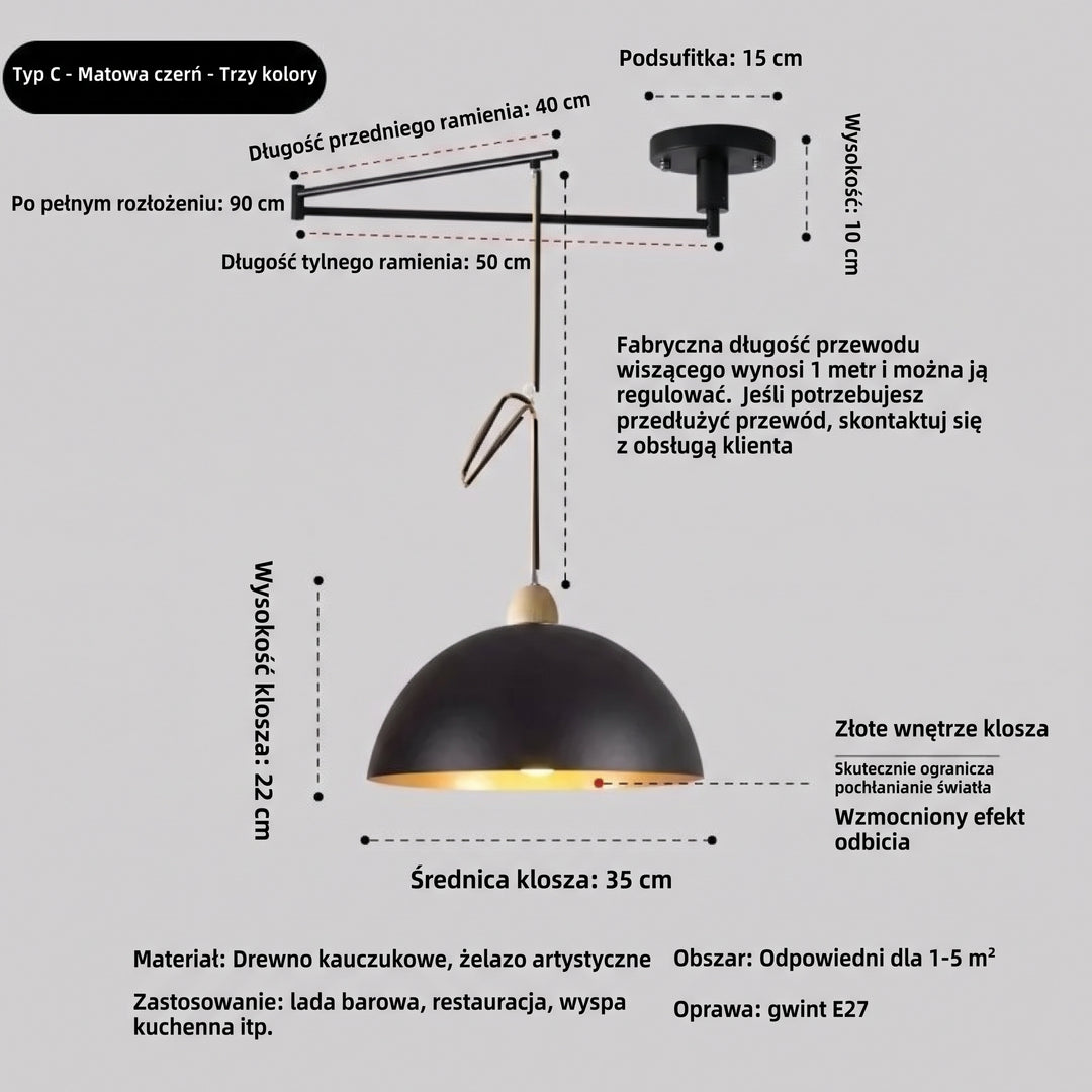 ModernGlans - Regulowana oprawa oświetleniowa