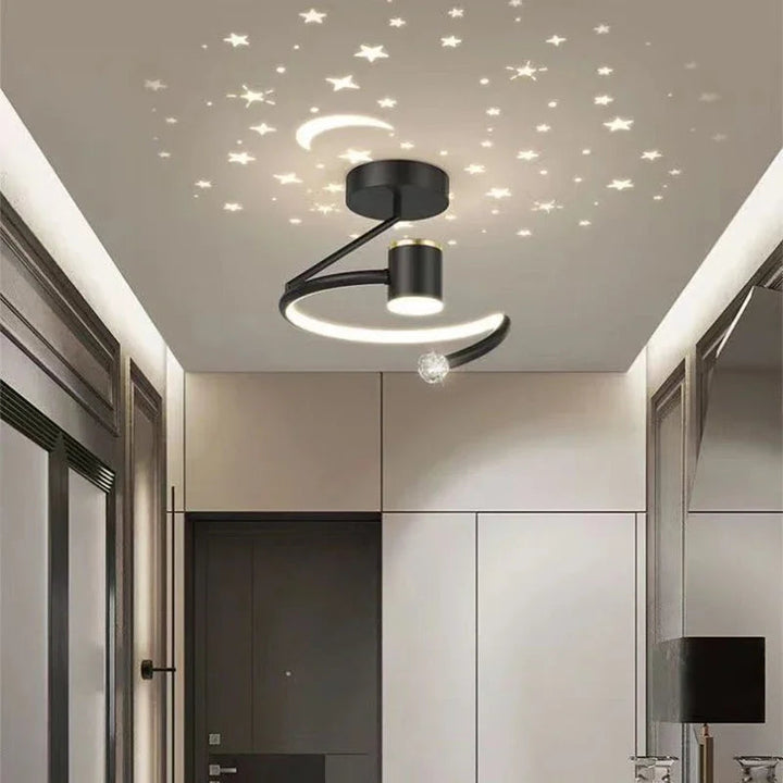 Carvallo – lampy sufitowe LED z designem gwiazd i księżyca dla magicznej atmosfery w domu