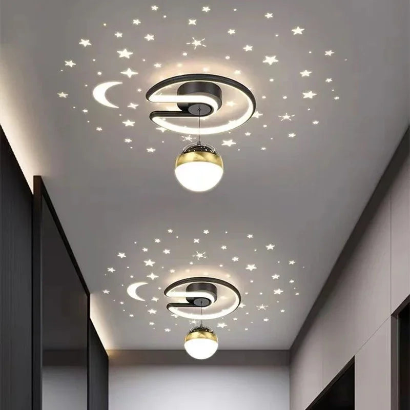 Carvallo – lampy sufitowe LED z designem gwiazd i księżyca dla magicznej atmosfery w domu