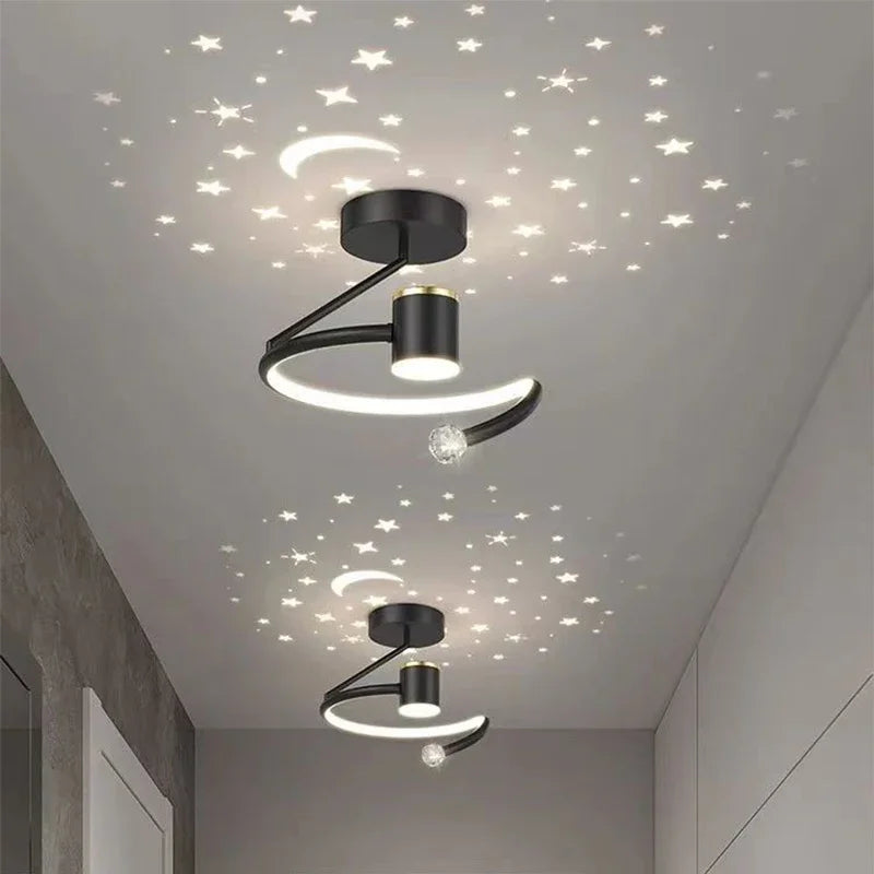 Carvallo – lampy sufitowe LED z designem gwiazd i księżyca dla magicznej atmosfery w domu