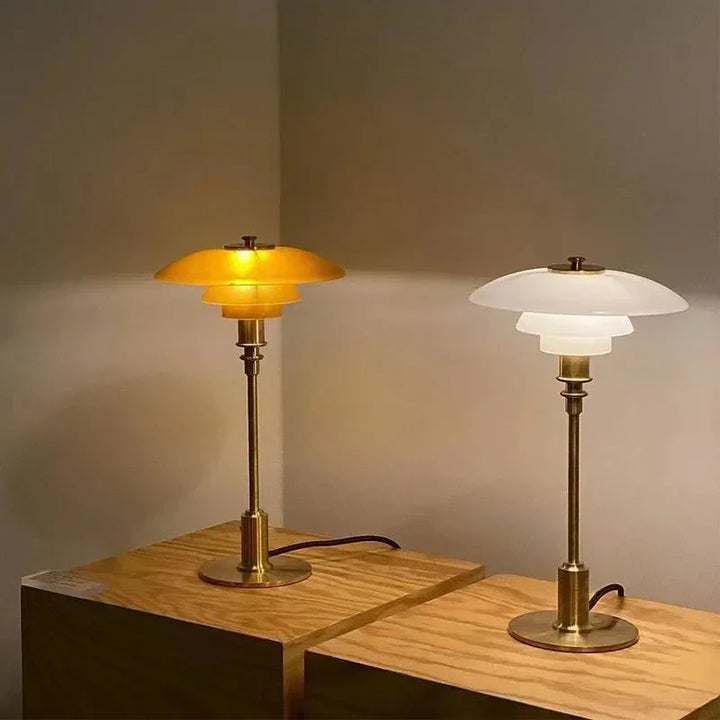Nordisk Glasbordsbelysning – Minimalistyczna lampa LED do domu