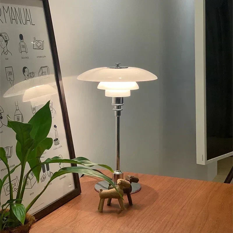 Nordisk Glasbordsbelysning – Minimalistyczna lampa LED do domu
