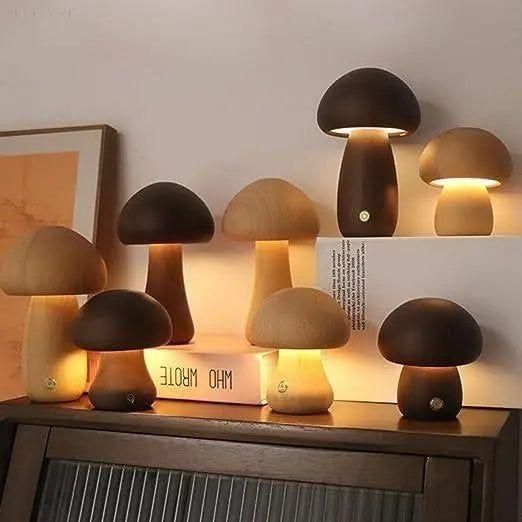Lampa Grzybowa - Svamp Nocna Lampa Stolikowa