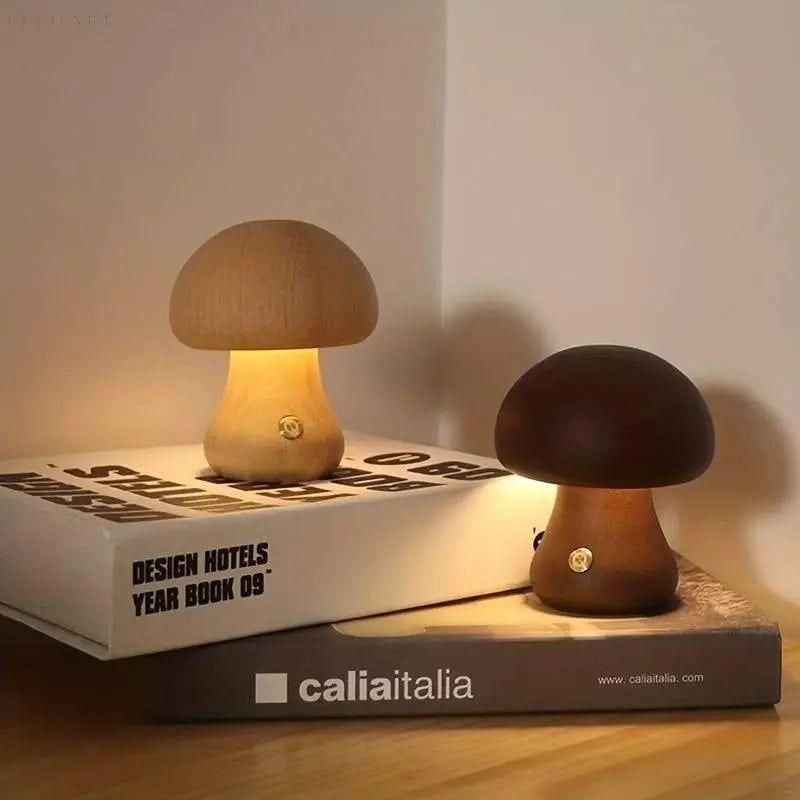 Lampa Grzybowa - Svamp Nocna Lampa Stolikowa