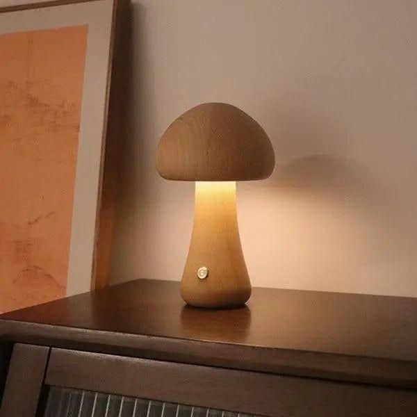 Lampa Grzybowa - Svamp Nocna Lampa Stolikowa