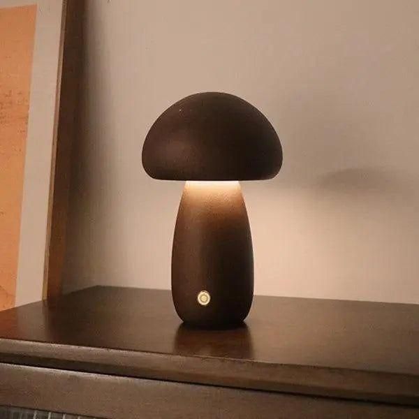 Lampa Grzybowa - Svamp Nocna Lampa Stolikowa