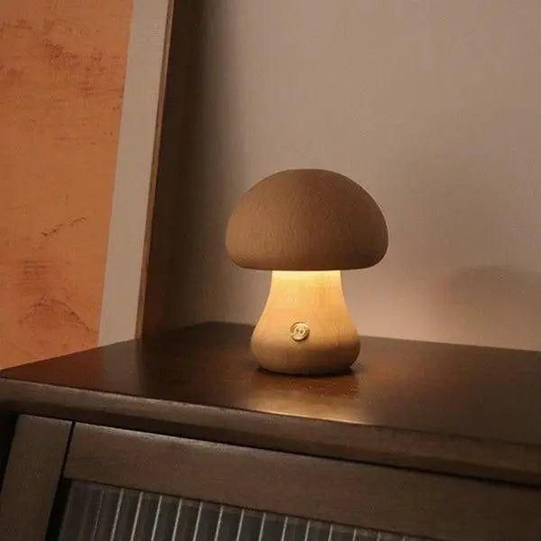 Lampa Grzybowa - Svamp Nocna Lampa Stolikowa