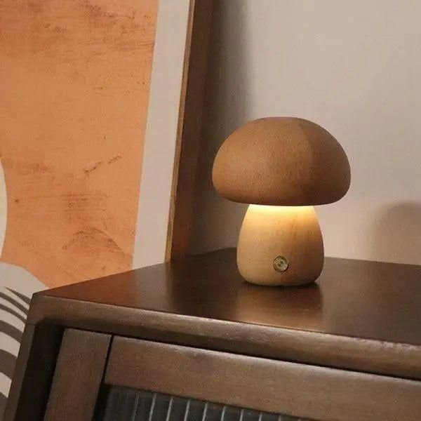 Lampa Grzybowa - Svamp Nocna Lampa Stolikowa