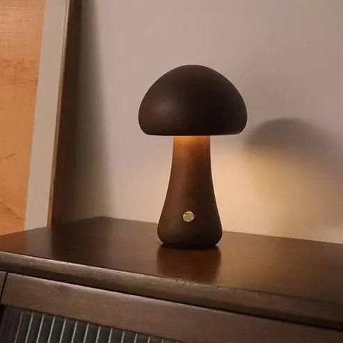 Lampa Grzybowa - Svamp Nocna Lampa Stolikowa