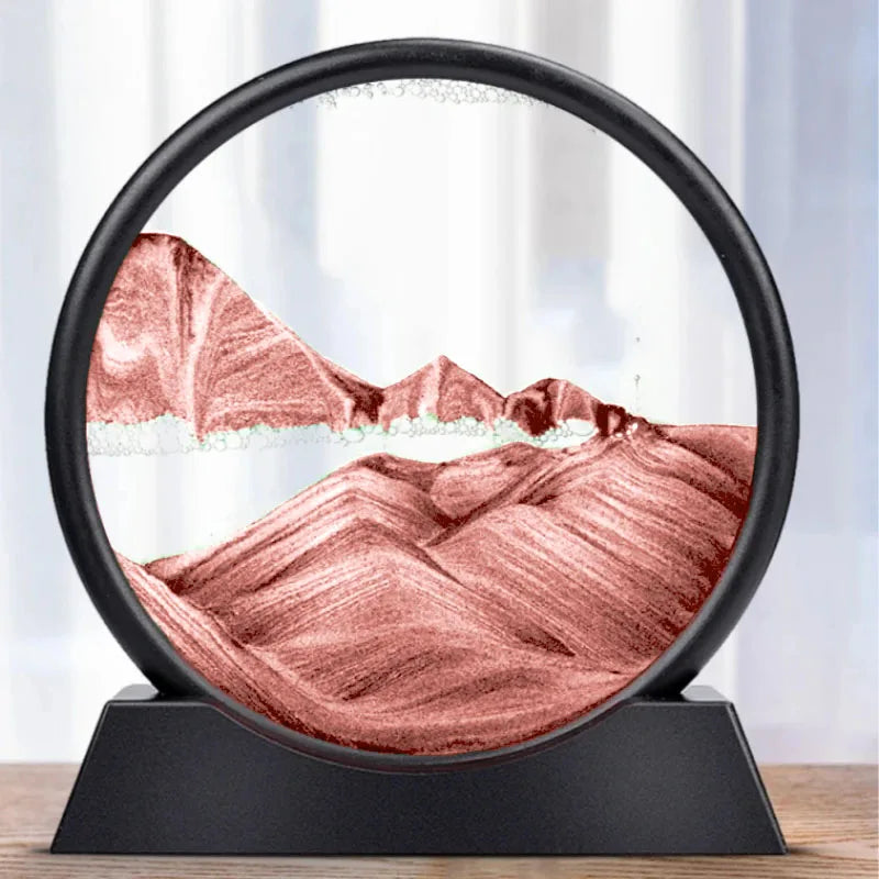 3D Ruchoma Sztuka Piaskowa Rzeźba z Głębin Mórz dla Relaksu Dekoracja