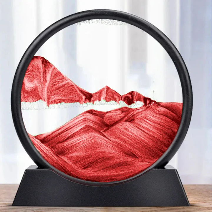 3D Ruchoma Sztuka Piaskowa Rzeźba z Głębin Mórz dla Relaksu Dekoracja