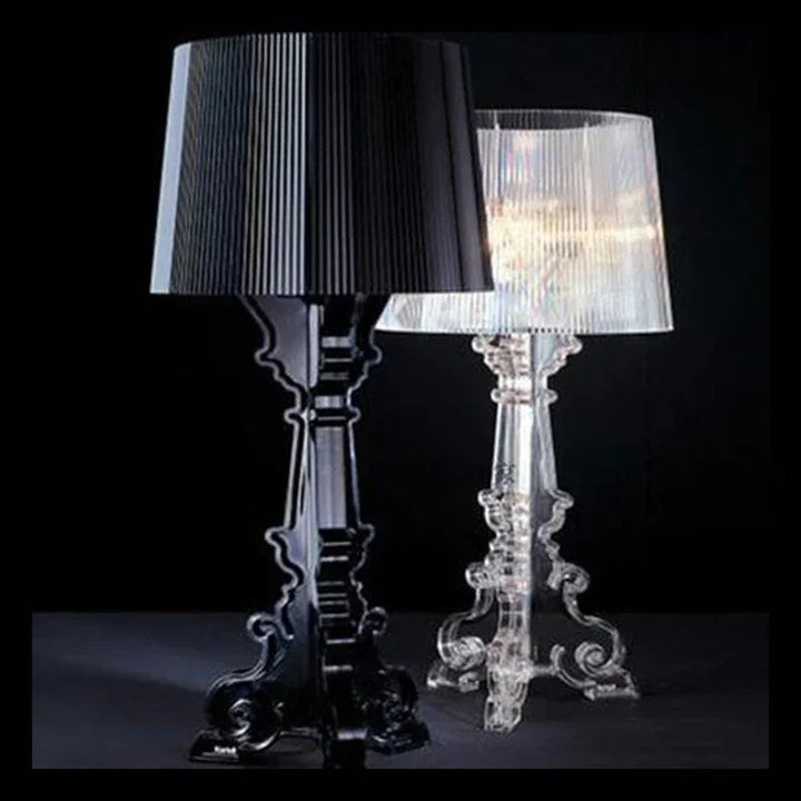 Burgundowa Lampa Stołowa z Ponadczasową Elegancją do Wnętrz