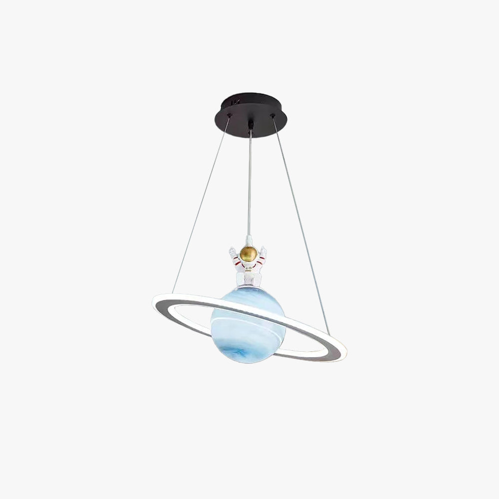 Lampa LED Wisząca z Planetarnym Motywem do Pokoju Dziecięcego