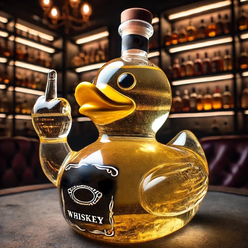 Zabawna Kaczka Prezent Pamiątka Quack Off Żart Dekoracja Nowość