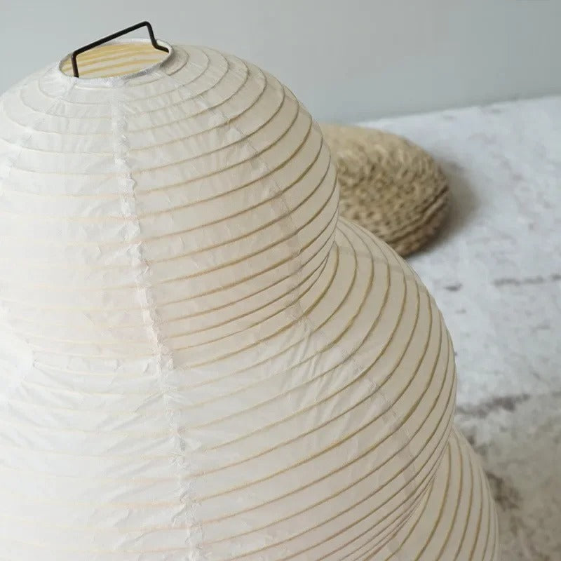 Hikari Washi Lampa Podłogowa | 60 cm | Papier Rysunkowy | Atmosferyczne Światło | Krok po Kroku