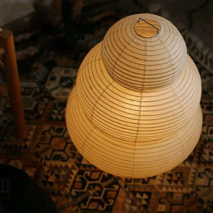 Hikari Washi Lampa Podłogowa | 60 cm | Papier Rysunkowy | Atmosferyczne Światło | Krok po Kroku