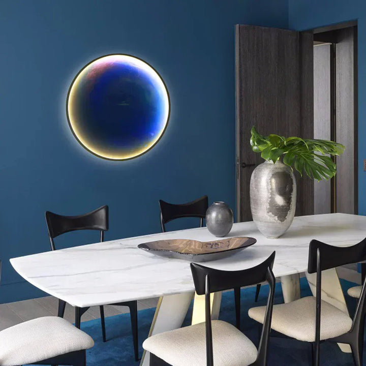 LunarGlow - LED Lampa Ścienna dla Relaksującego Doświadczenia Sypialni