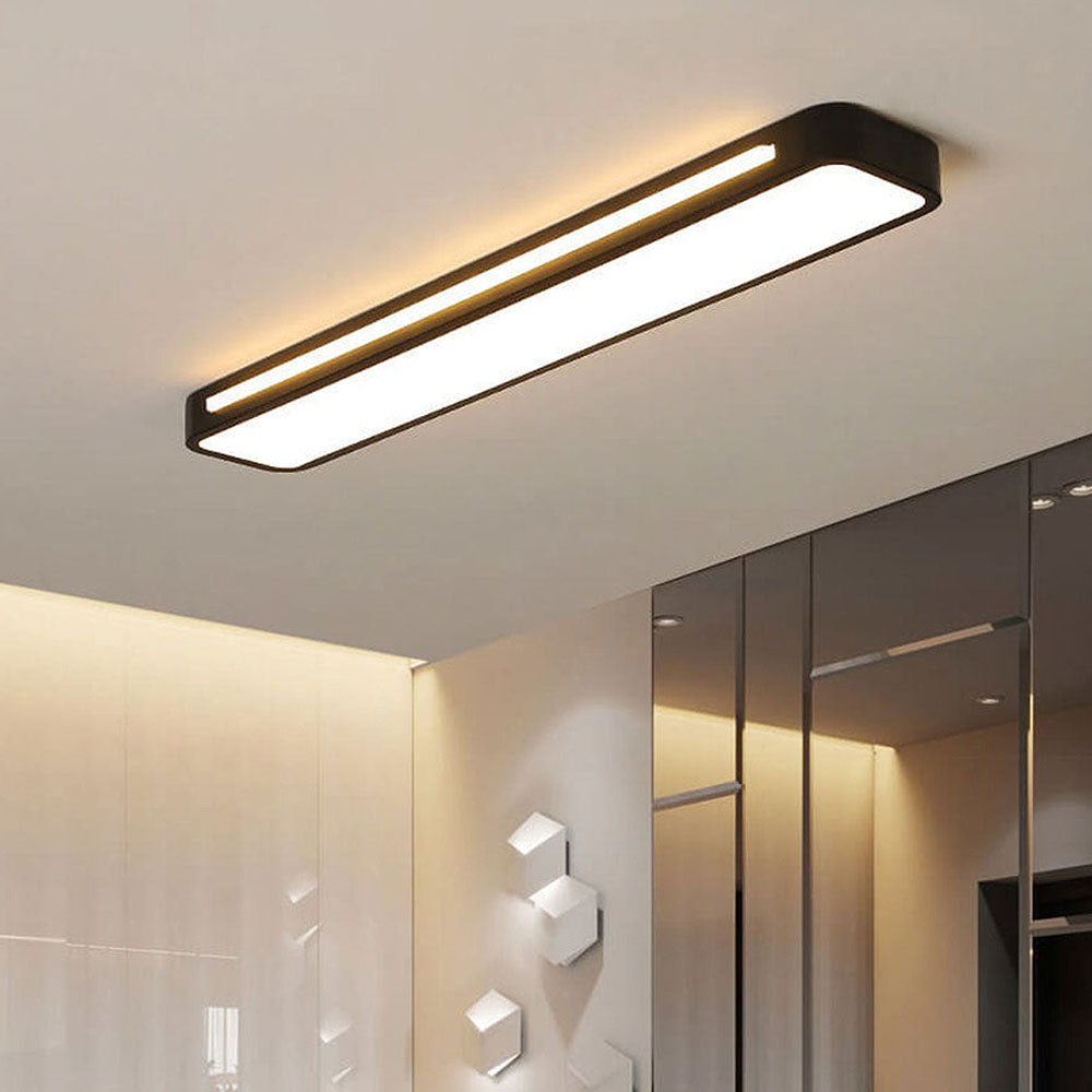 Nordycka Minimalistyczna Długa Lampa LED sufitowa