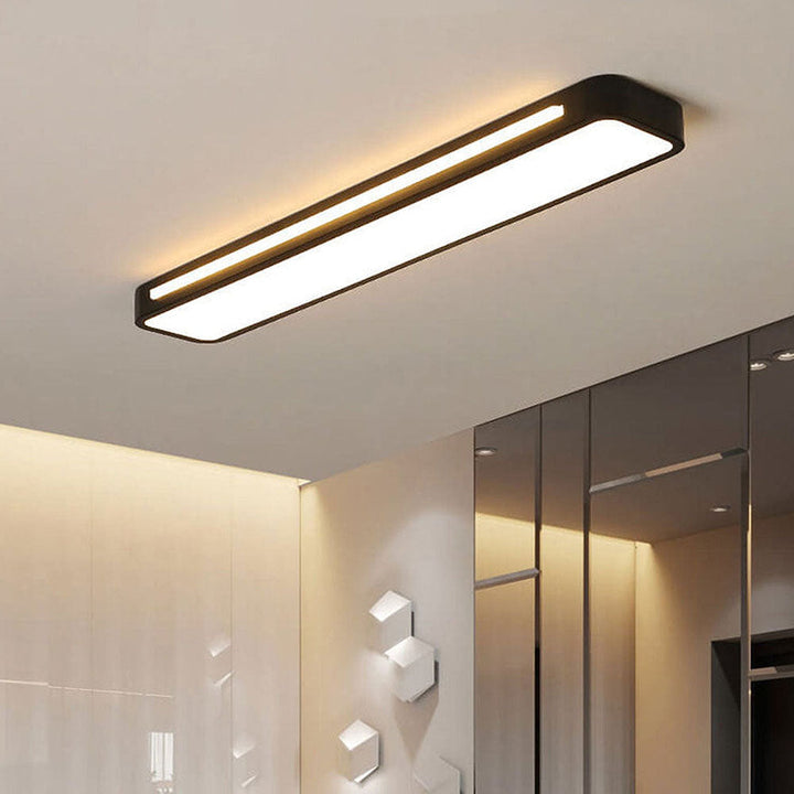 Nordycka Minimalistyczna Długa Lampa LED sufitowa