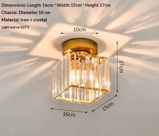 Nowoczesna lampa sufitowa z 1 źródłem światła do przedpokoju
