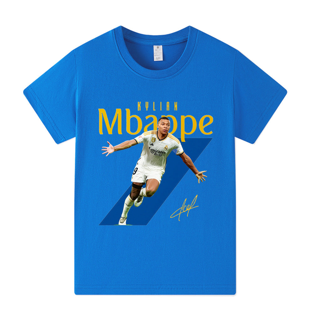 Koszulka piłkarska Kyliana Mbappé dla dzieci