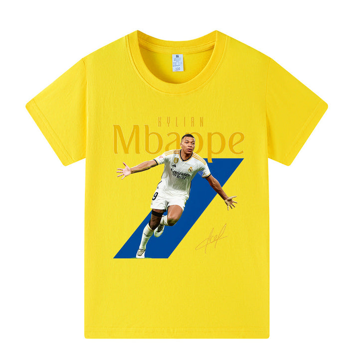 Koszulka piłkarska Kyliana Mbappé dla dzieci