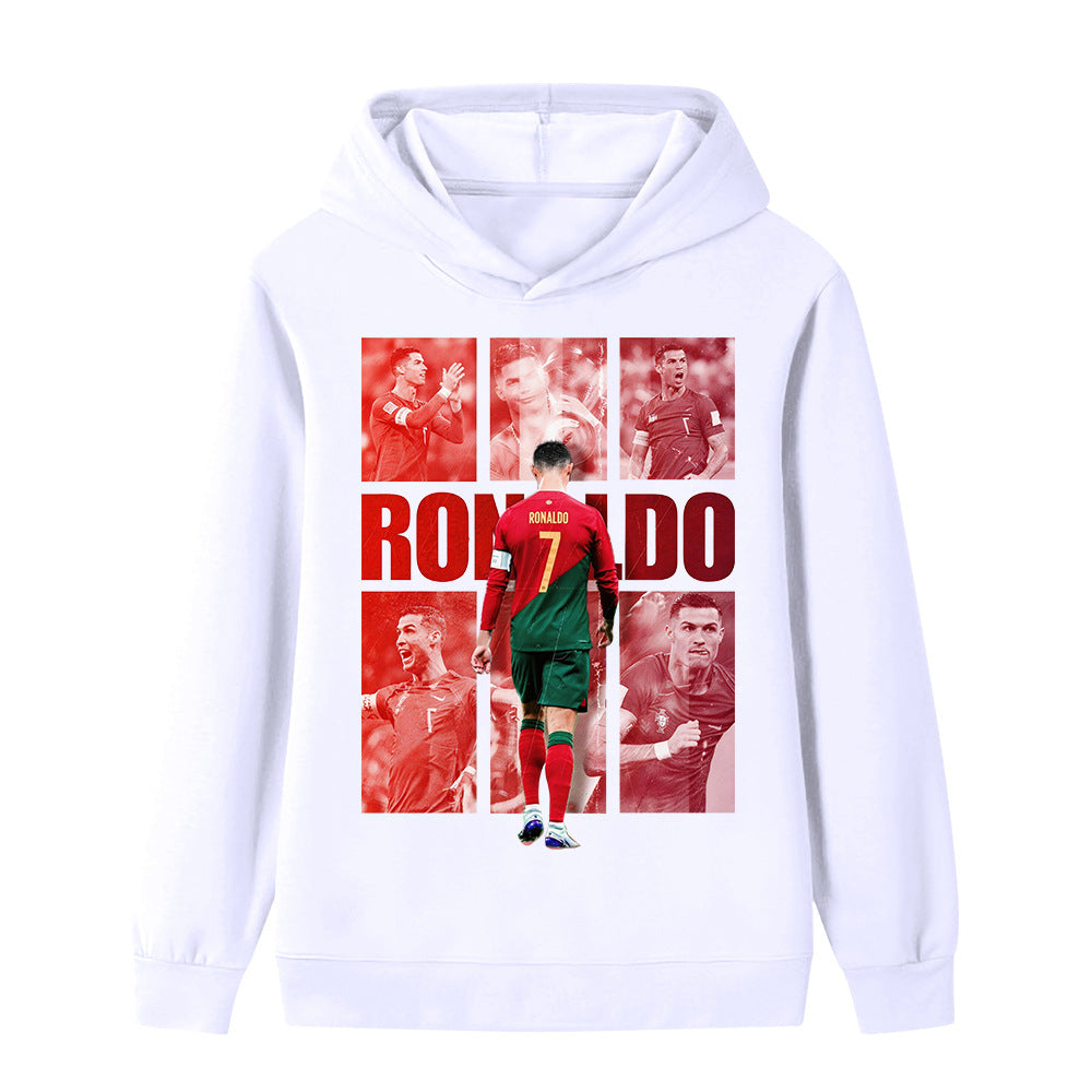 Hoodie Piłkarski Ronaldo dla Dzieci - Portugalia - Styl