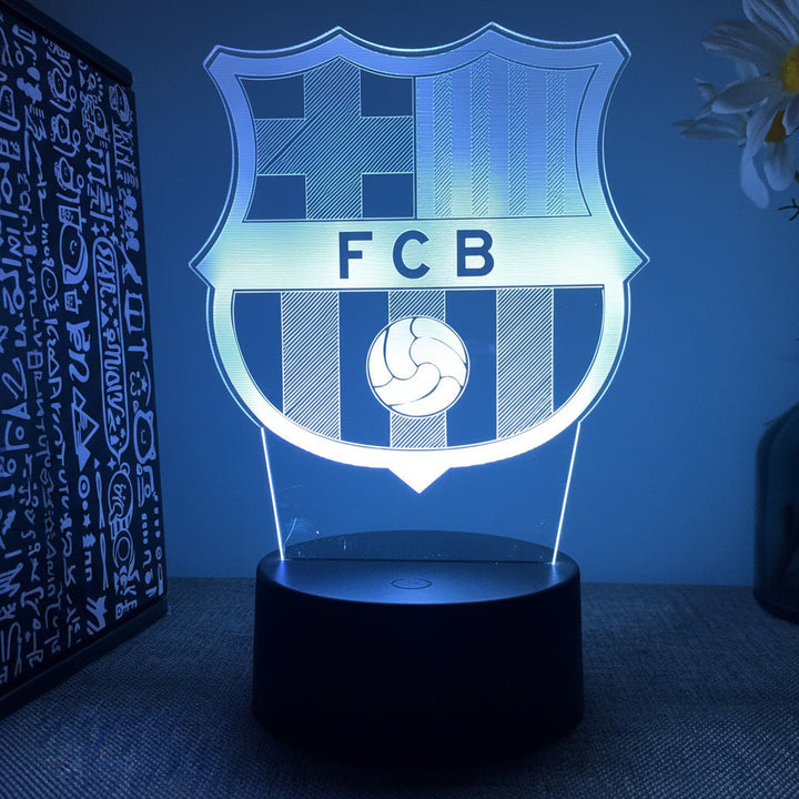 Piłka Nożna 3D Iluzja LED-Lampa - Nocna Lampa - Zasilana przez USB