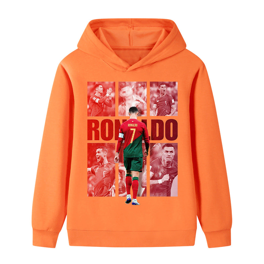 Hoodie Piłkarski Ronaldo dla Dzieci - Portugalia - Styl
