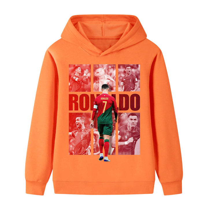 Hoodie Piłkarski Ronaldo dla Dzieci - Portugalia - Styl
