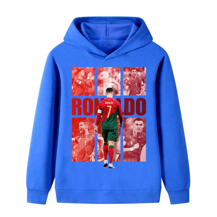 Hoodie Piłkarski Ronaldo dla Dzieci - Portugalia - Styl
