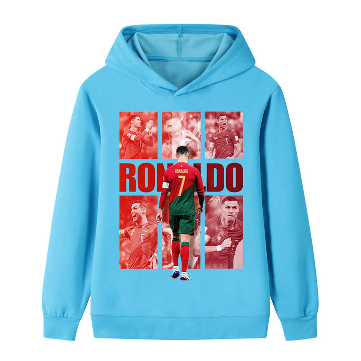 Hoodie Piłkarski Ronaldo dla Dzieci - Portugalia - Styl