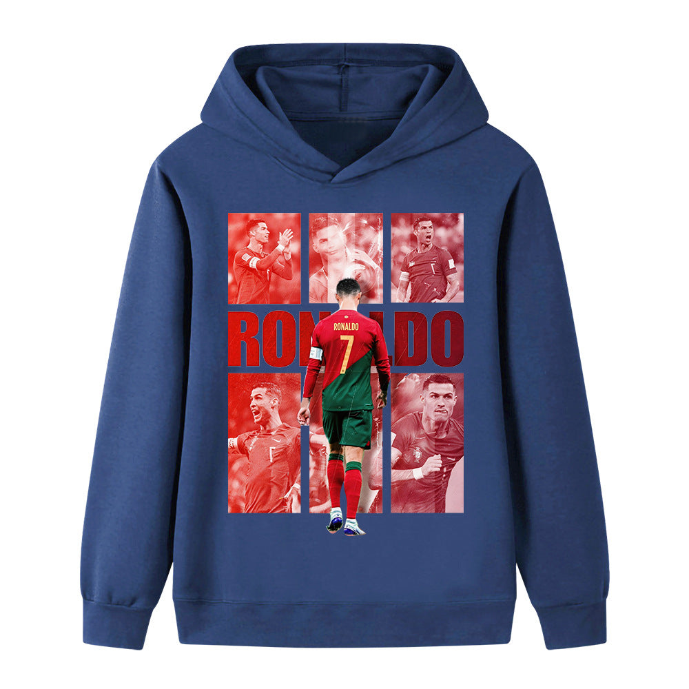 Hoodie Piłkarski Ronaldo dla Dzieci - Portugalia - Styl