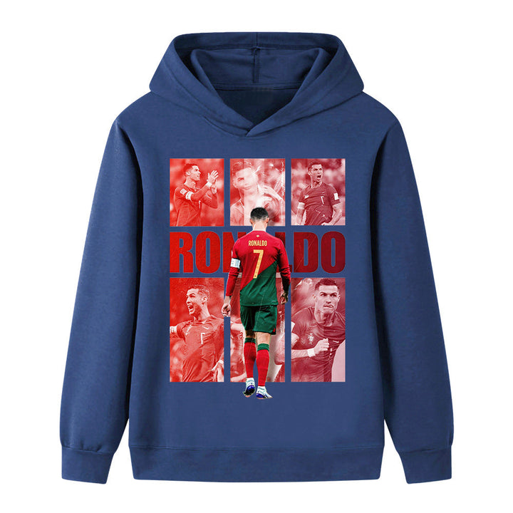 Hoodie Piłkarski Ronaldo dla Dzieci - Portugalia - Styl