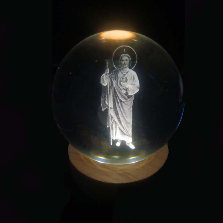 Lśniąca kula kryształowa Księżyca