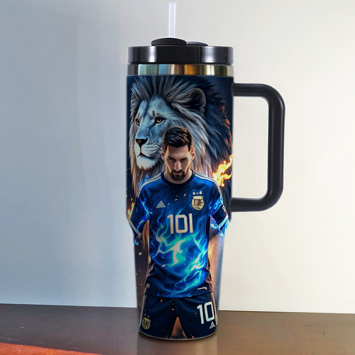 Termosflaska Lionel Messi - Butelka na wodę do piłki nożnej -